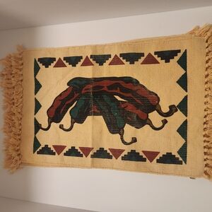 Southwestern Style Table Runner with Fringe